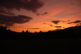 Sunset Orange Sky Evening Sun