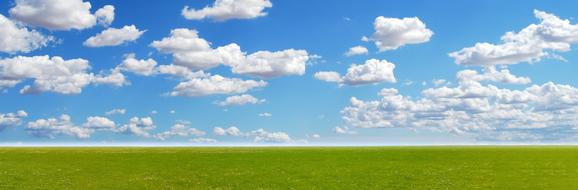 Meadow Sky Landscape