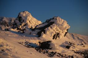 Mountains Volcano Rocks