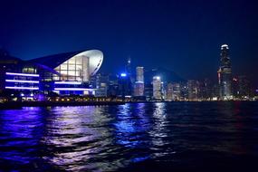 Hong Kong Night Skyline