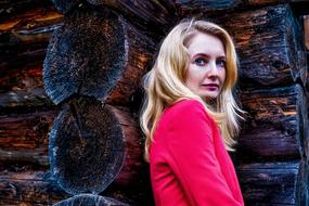 Girl Summer Portrait red jaket