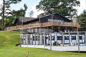 beautiful restaurant building
