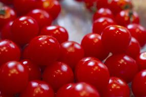 background of tasty tomatoes