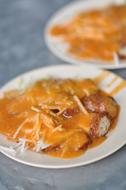 appetizing dish with cheese
