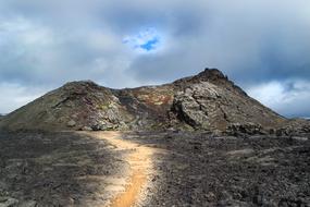 Volcano Leirhnjukur Lava