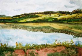 Landscape Figure Drawings