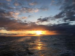 Sunset Sun Waters