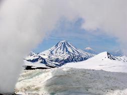 Volcanoes Mountains Well Columns