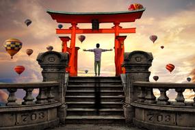 Manipulation Balloon Shrine Gate