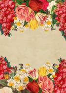 Flower Background Vintage