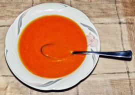 pumpkin soup is delicious