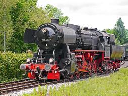 Steam Locomotive Goods Train