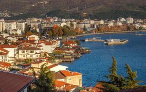 Ohrid Town City Harbor