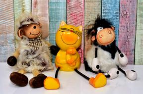 Cute toys with their own hands