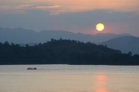 Thailand Wall Sunset