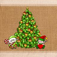 Christmas Children Fir Tree