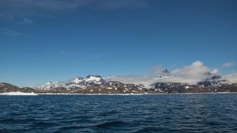 Drift Ice Mountain Sea