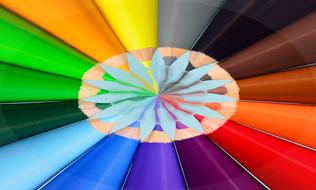 Crayons Abstract Color