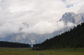 Dolomites Alm Landscape