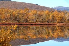 Autumn Lake Mountains