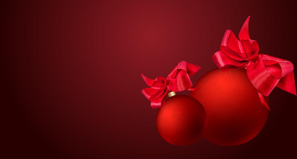 Christmas Background Balls