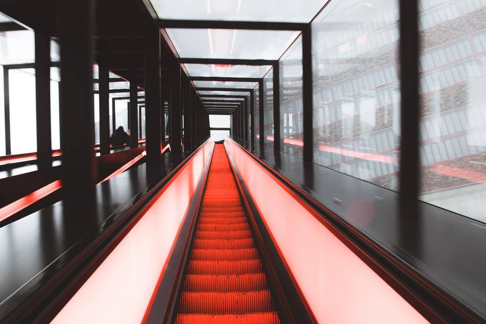 Escalator steps Lighting