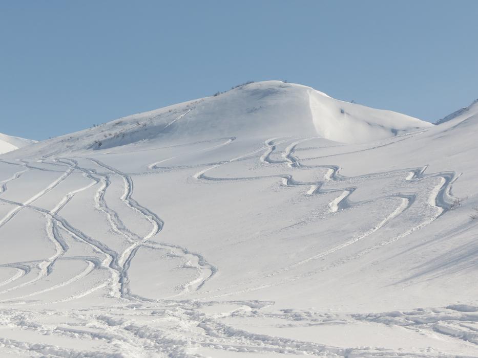 Volcano The Foot Slope view