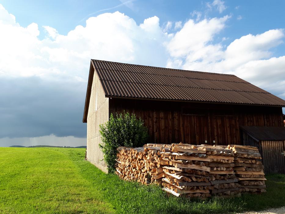 The Barn House and Lawn