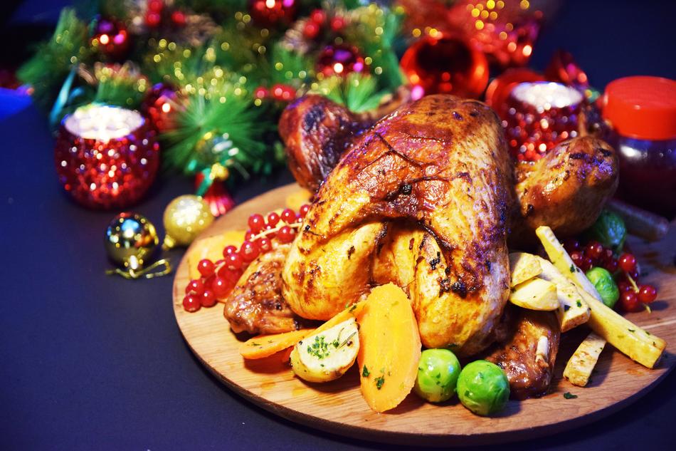 delicious fatty chicken with vegetables