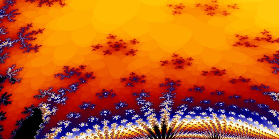 fractal gradient colorful infinity