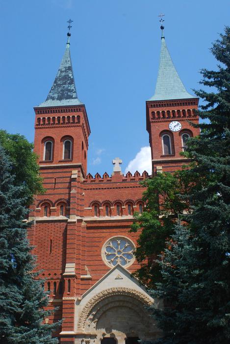 The church building in Bieszczady