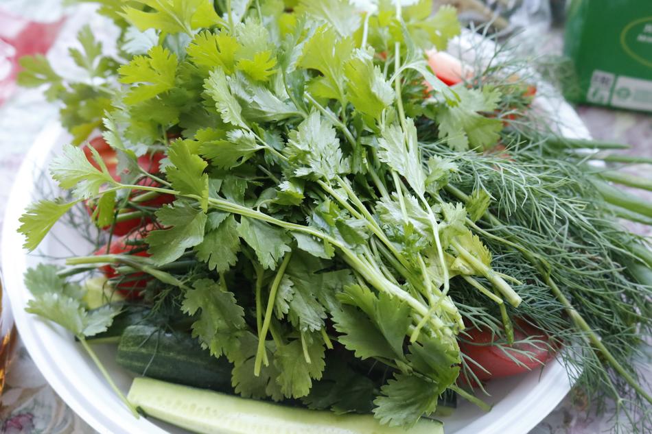 ripe green vegetables