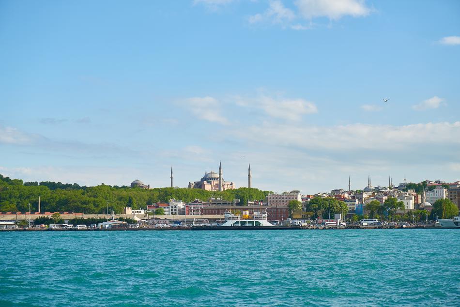 sea city view landscape