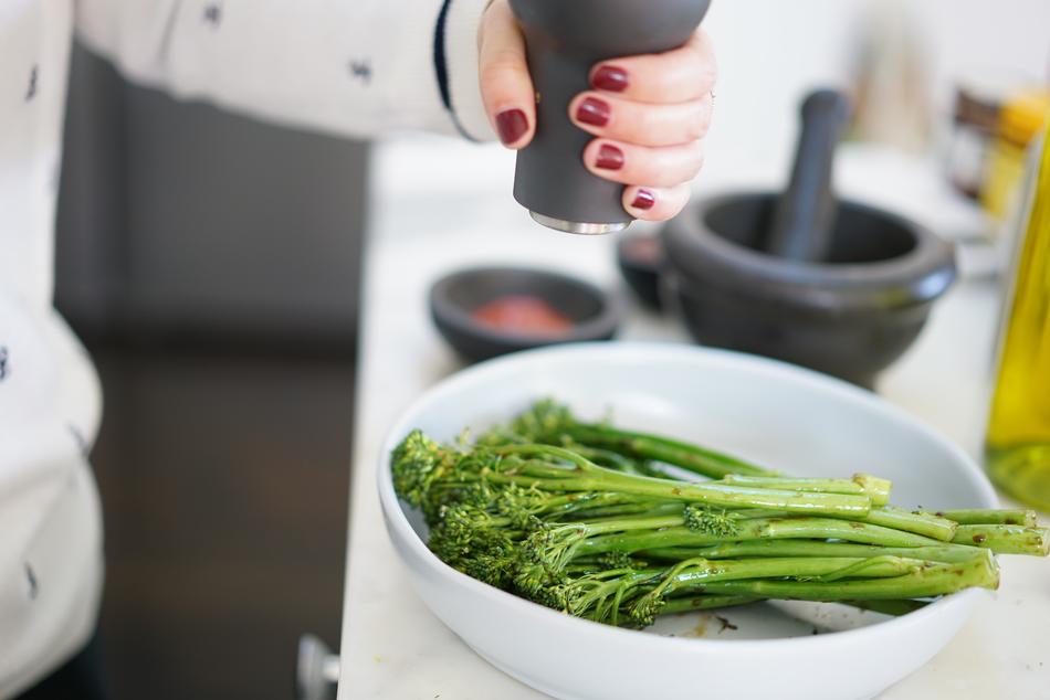 healthy broccoli on a plate