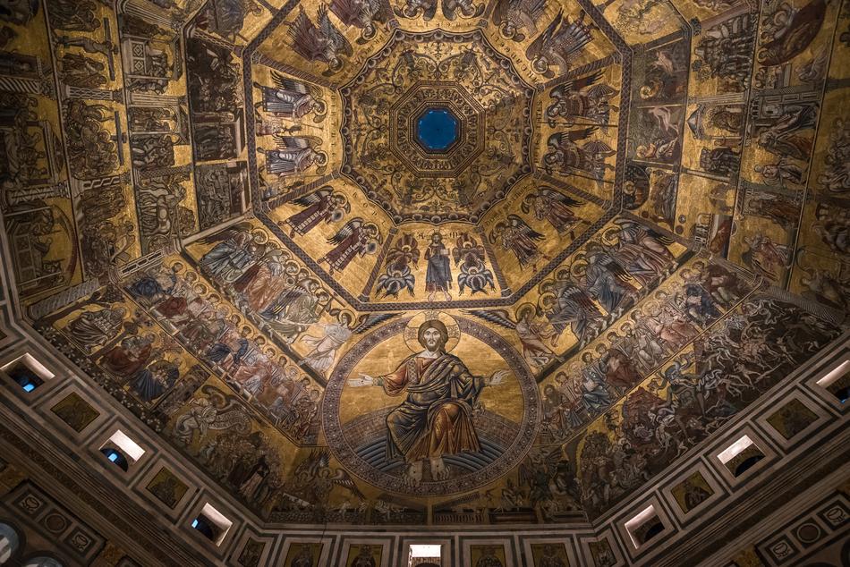golden mural roof