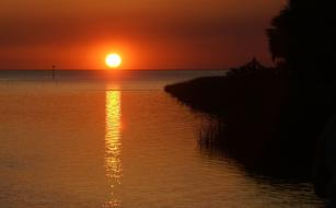 Sunset Gulf Sea
