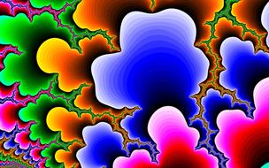 fractal background pattern color