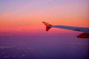 Plane Sunset