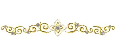 gold ornamental flourish border