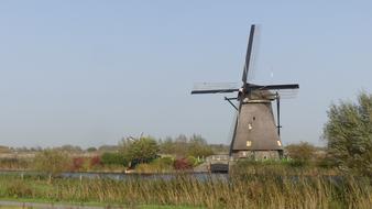 Mill Holland Kinderdijk