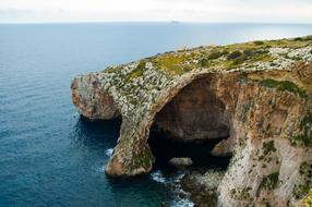 Malta Blue Grotto Water
