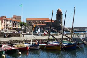 Collioure Boats Sea