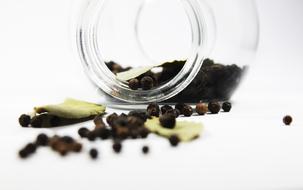 spice peppers in a jar