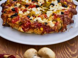 roasted tomato on pizza