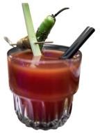 cold tomato alcoholic beverage