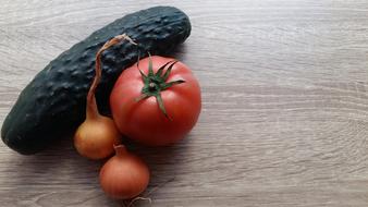 delicious ripe vegetables