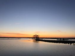 Sunset Waters Dusk