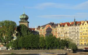 Prague The Vltava Architecture