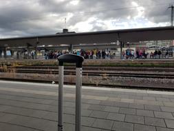 Railway Station Wait Platform