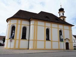 old church on the street